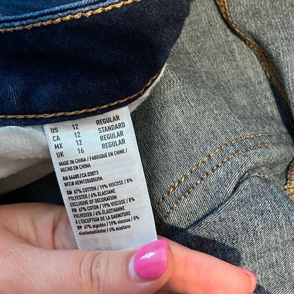 American eagle jeggings size 12